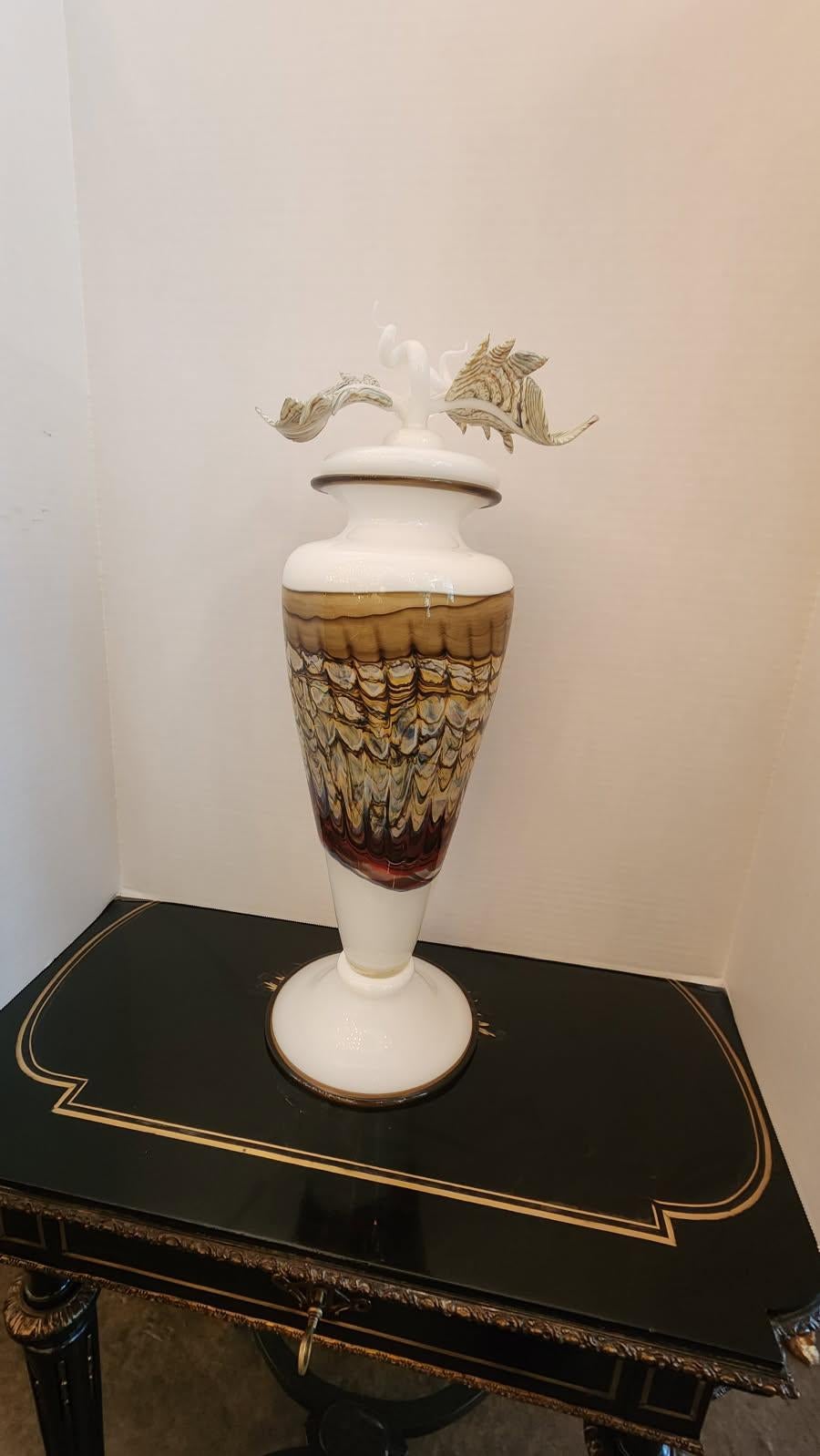 Urna crematoria in vetro artistico In condizioni ottime in vendita a Dallas, TX