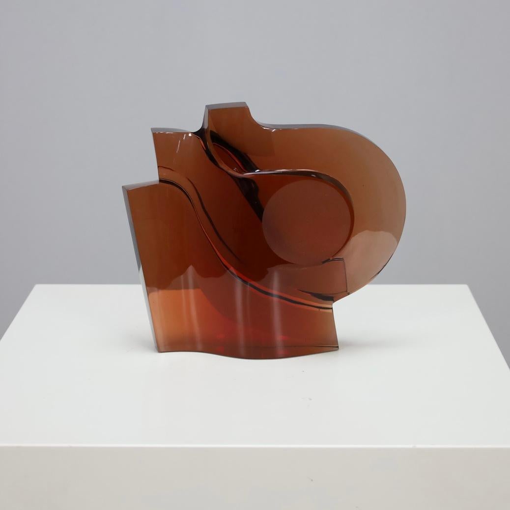 Oggetto d'arte in vetro - Attribuito a Pavel Havelka In condizioni buone in vendita a DE KWAKEL, NL