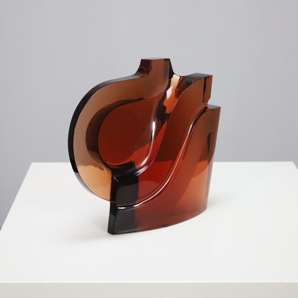 Vetro Oggetto d'arte in vetro - Attribuito a Pavel Havelka in vendita