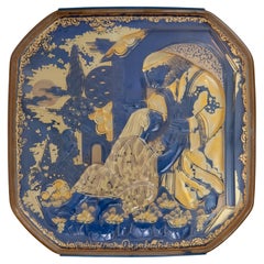 Glass Art Wall Mounted Parable of the Prodigal Son by  Bjorn Wiinblad, Rosenthal