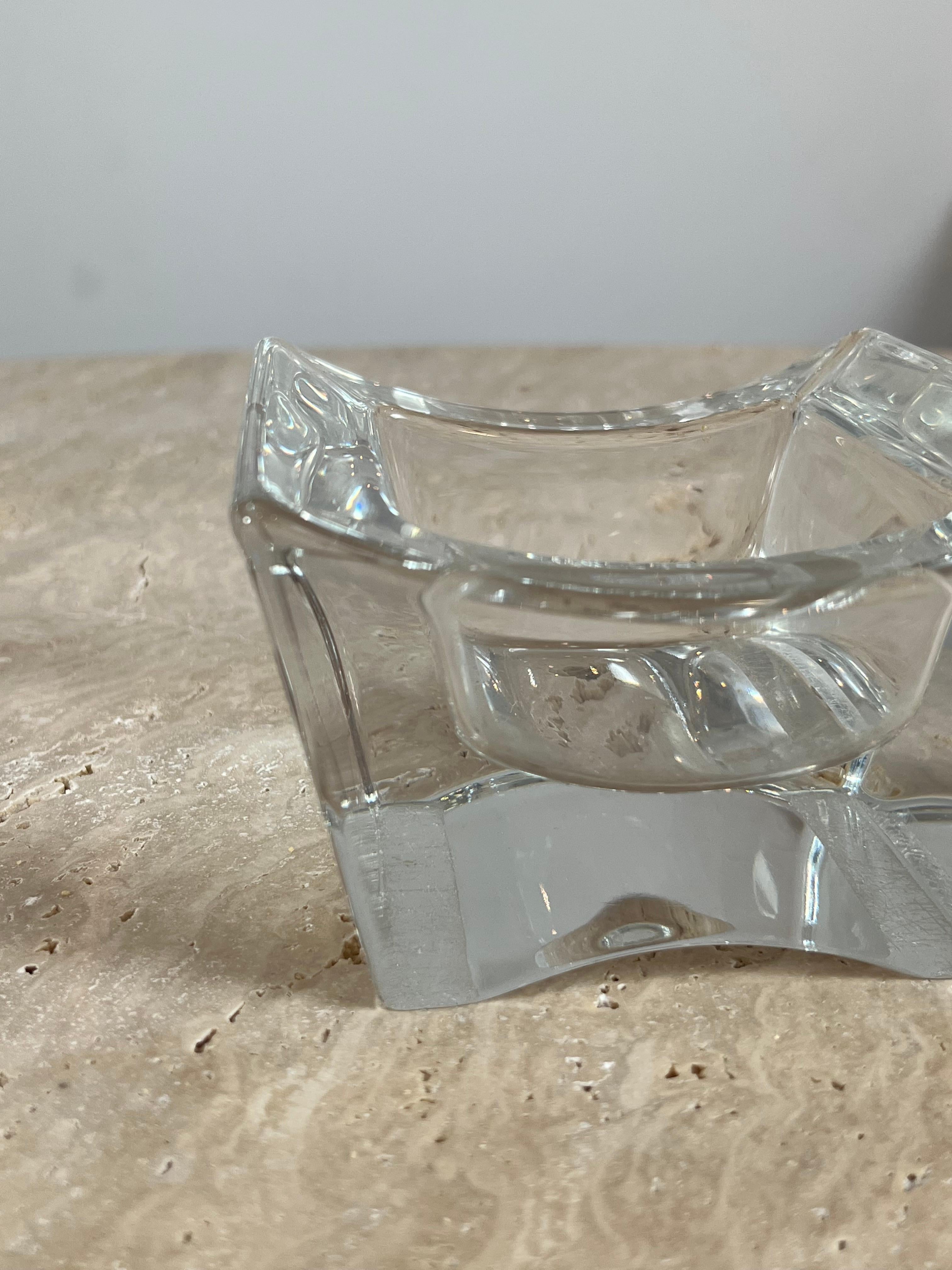 Late 20th Century Glass Ashtray, 1970s For Sale
