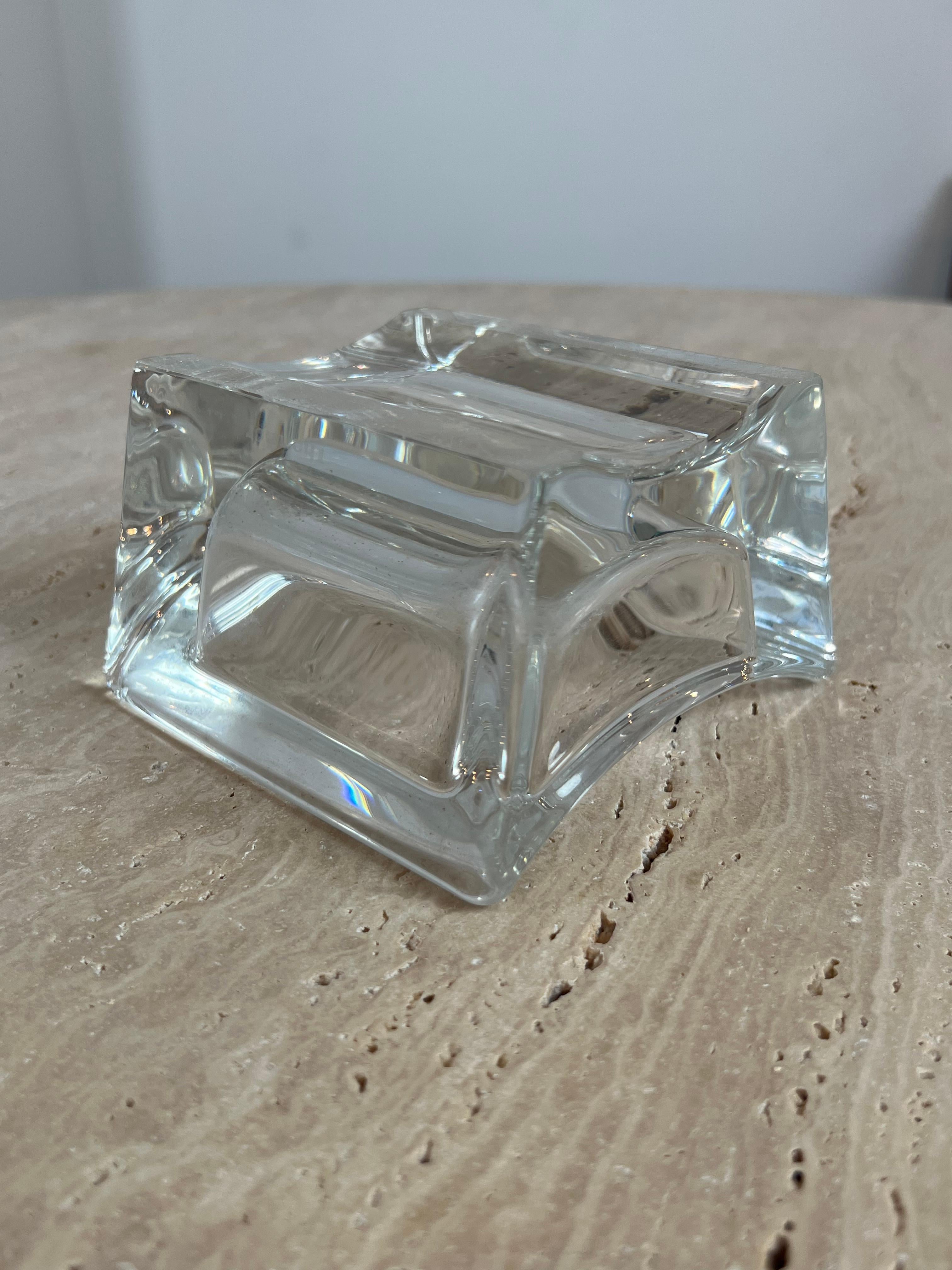 Glass Ashtray, 1970s For Sale 1