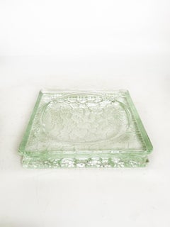 Cendrier en verre attribué à Le Corbusier, verre de Saint Gobain, France, 1930