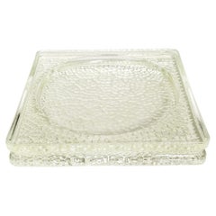 Cendrier en verre attribué à Le Corbusier, verre de Saint Gobain, France, 1930