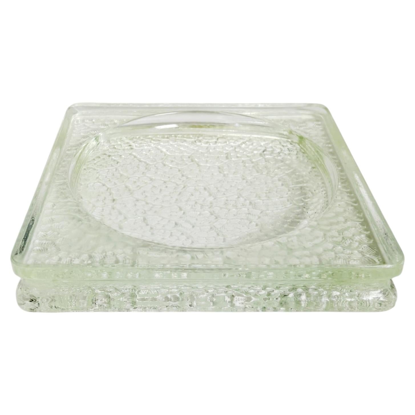 Glass ashtray, France, 1950