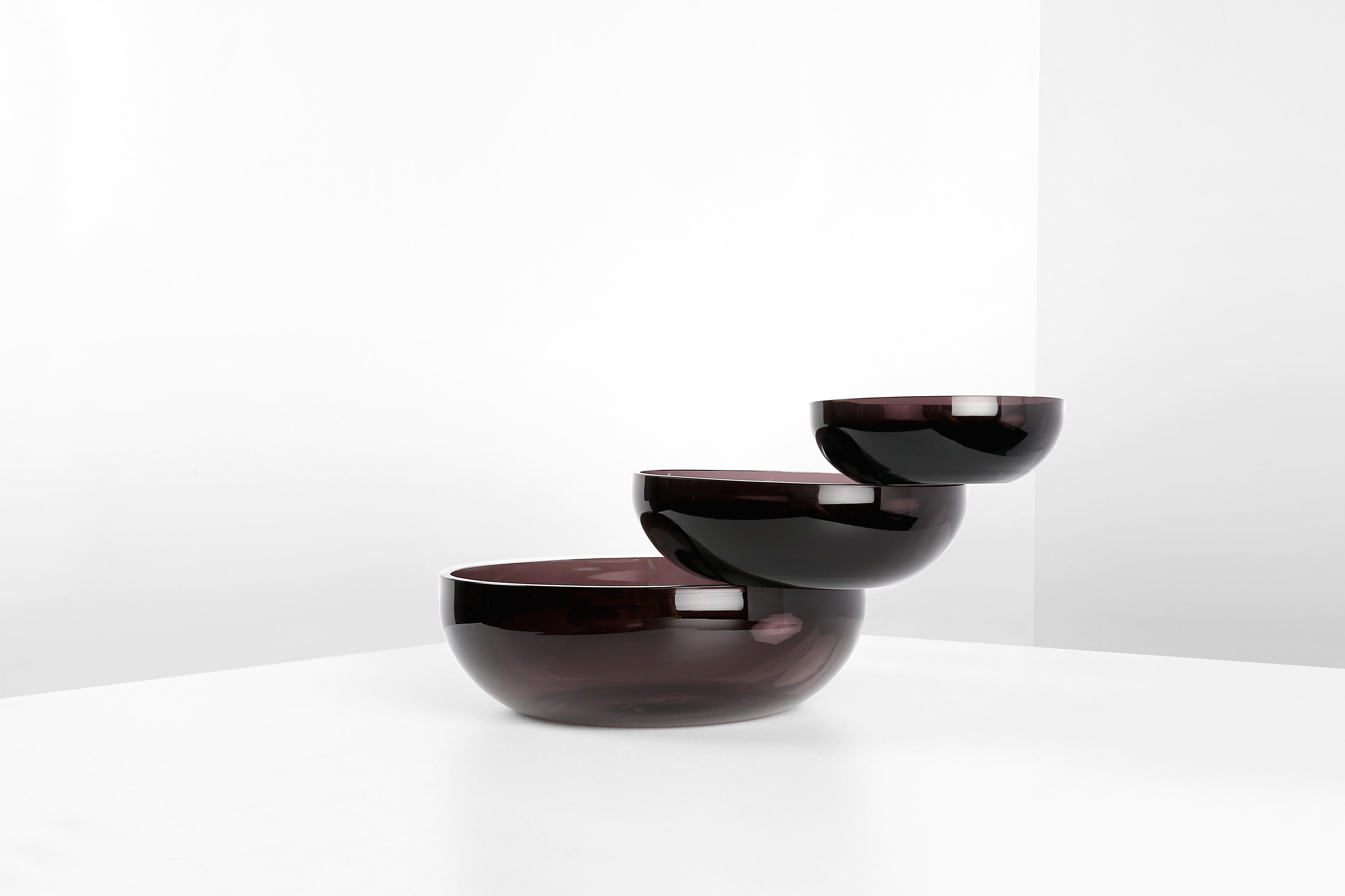 Balancing Glass Sculptural Bowl from the Balance Collection by Joel Escalona 1