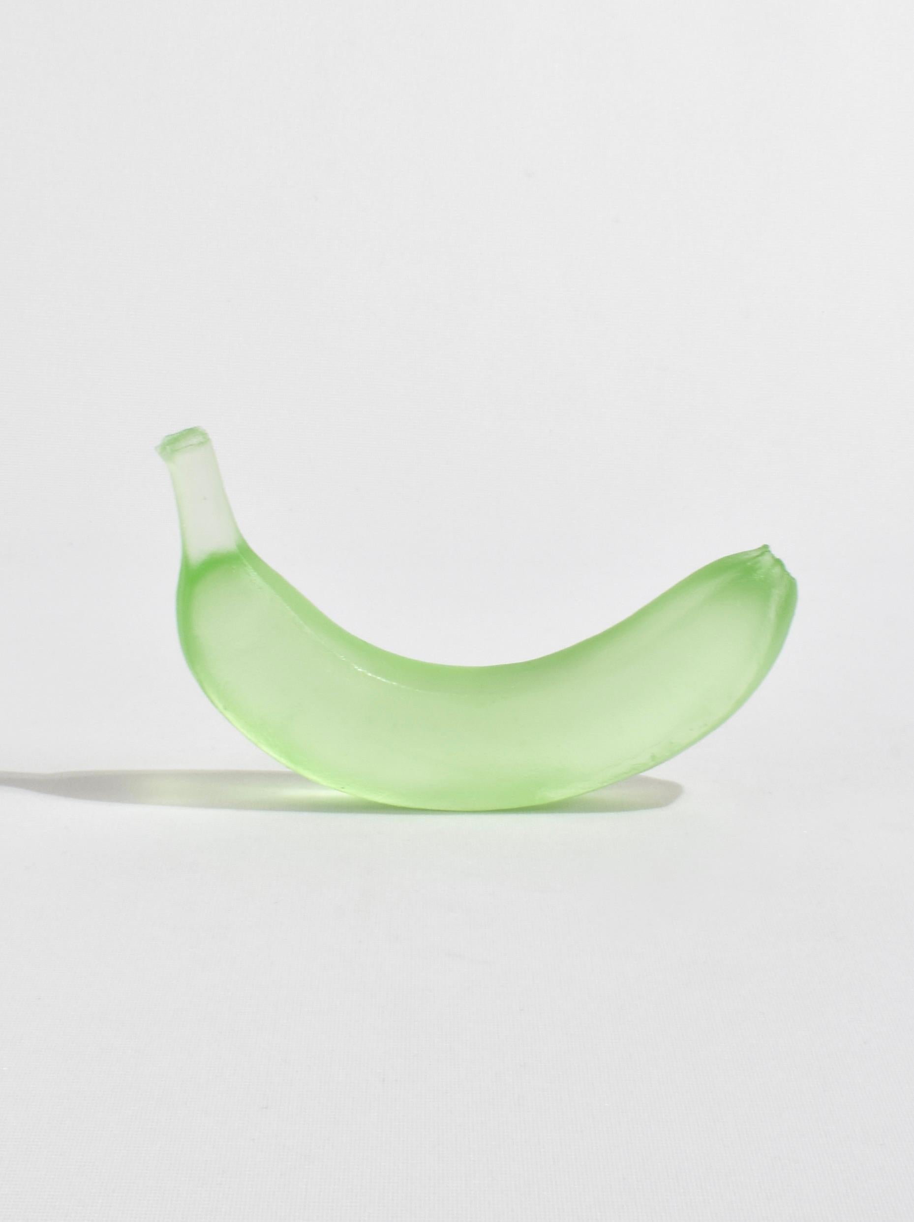 New Zealand Glass Banana in Lime For Sale