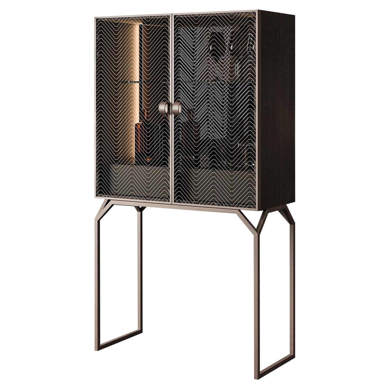 Glass Bar For Sale at 1stDibs tall glass bar slim