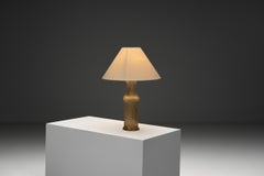 Tischleuchte mit Glassockel von Timo Sarpaneva für Lilux Lighting, Finnland ca. 1970er Jahre