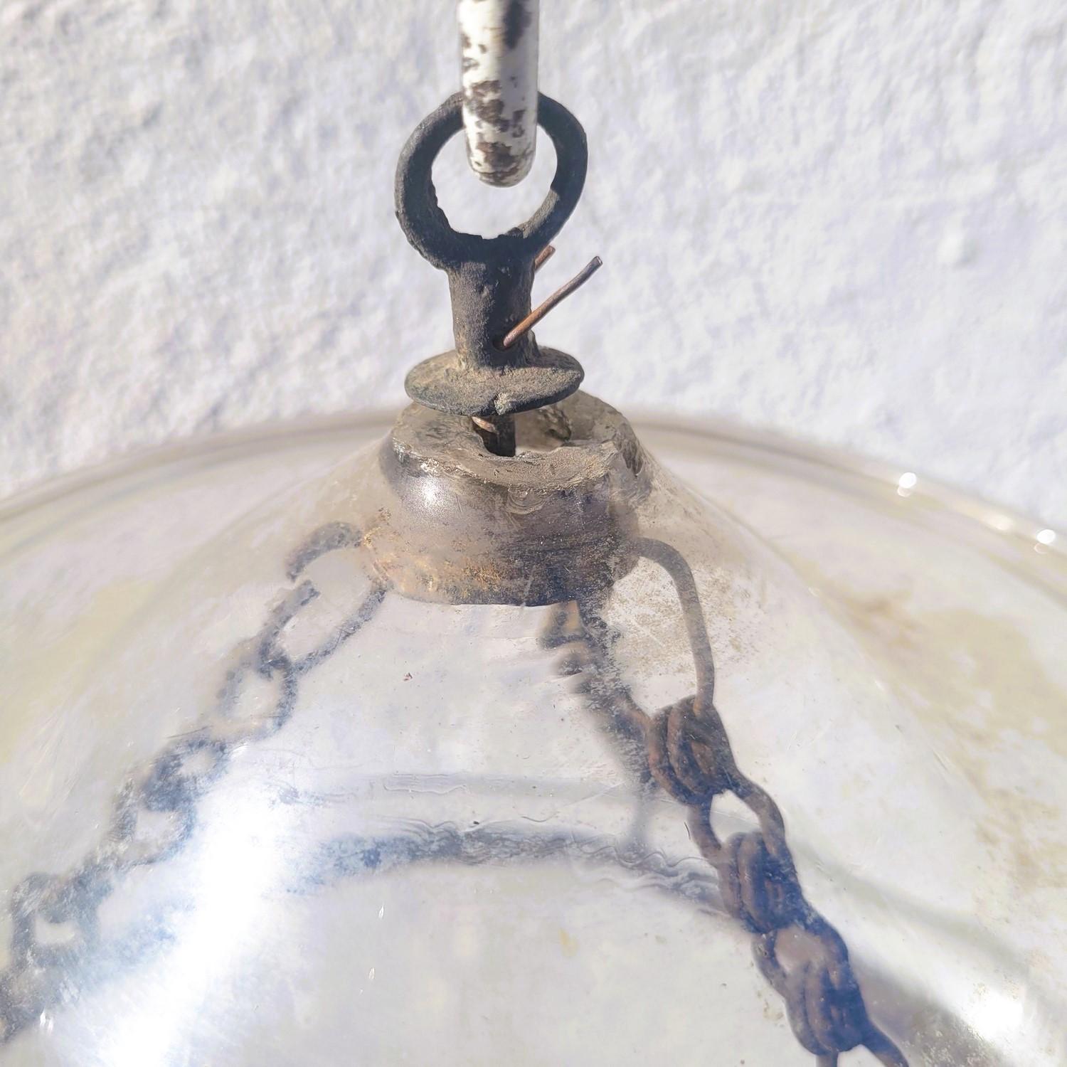 Napoléon III Lanterne à clochettes en verre, 19e siècle en vente