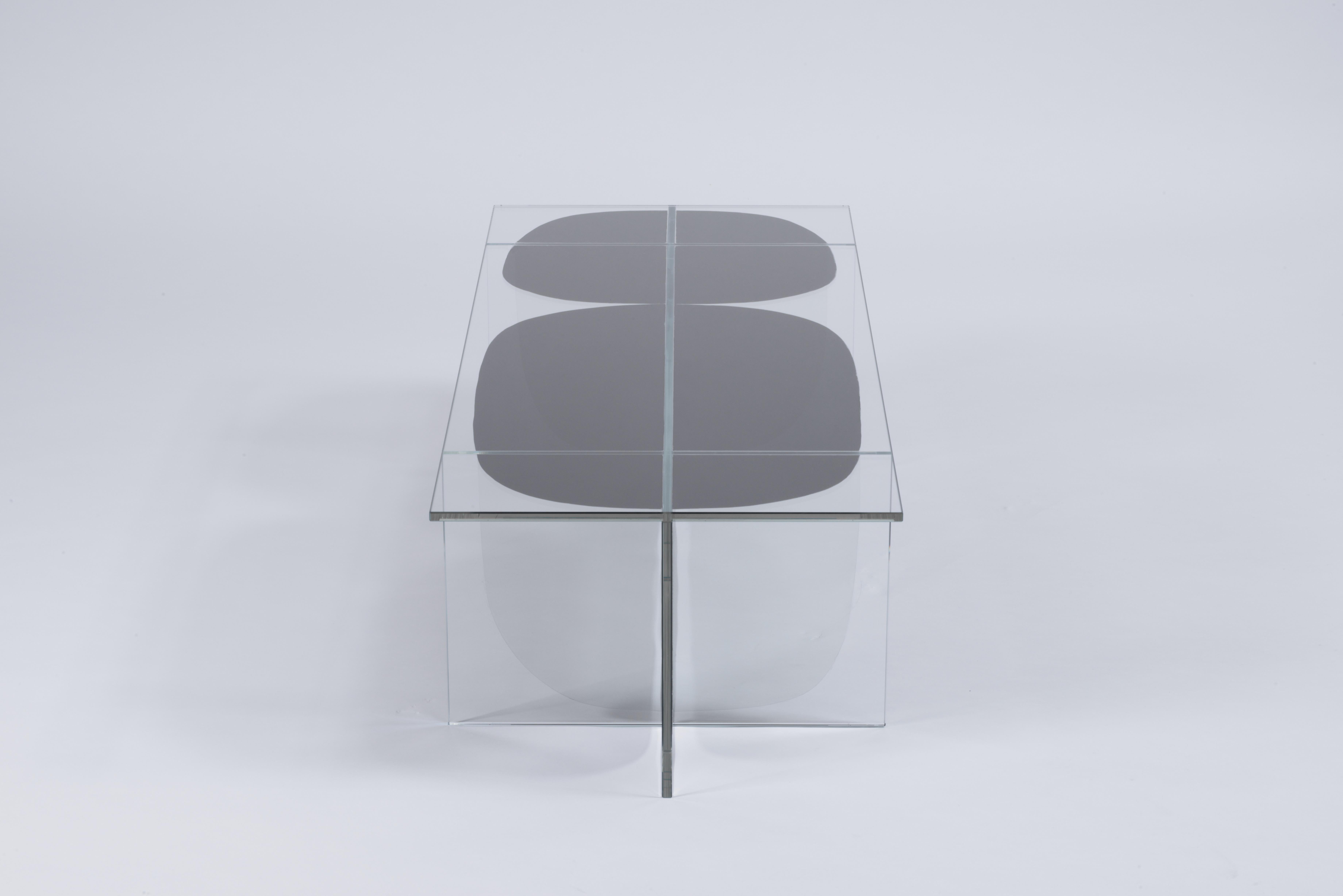 Glass Bipolar Coffee Table by Oskar Peet and Sophie Mensen 1