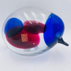 Glass Bird Sculpture Oude Horn