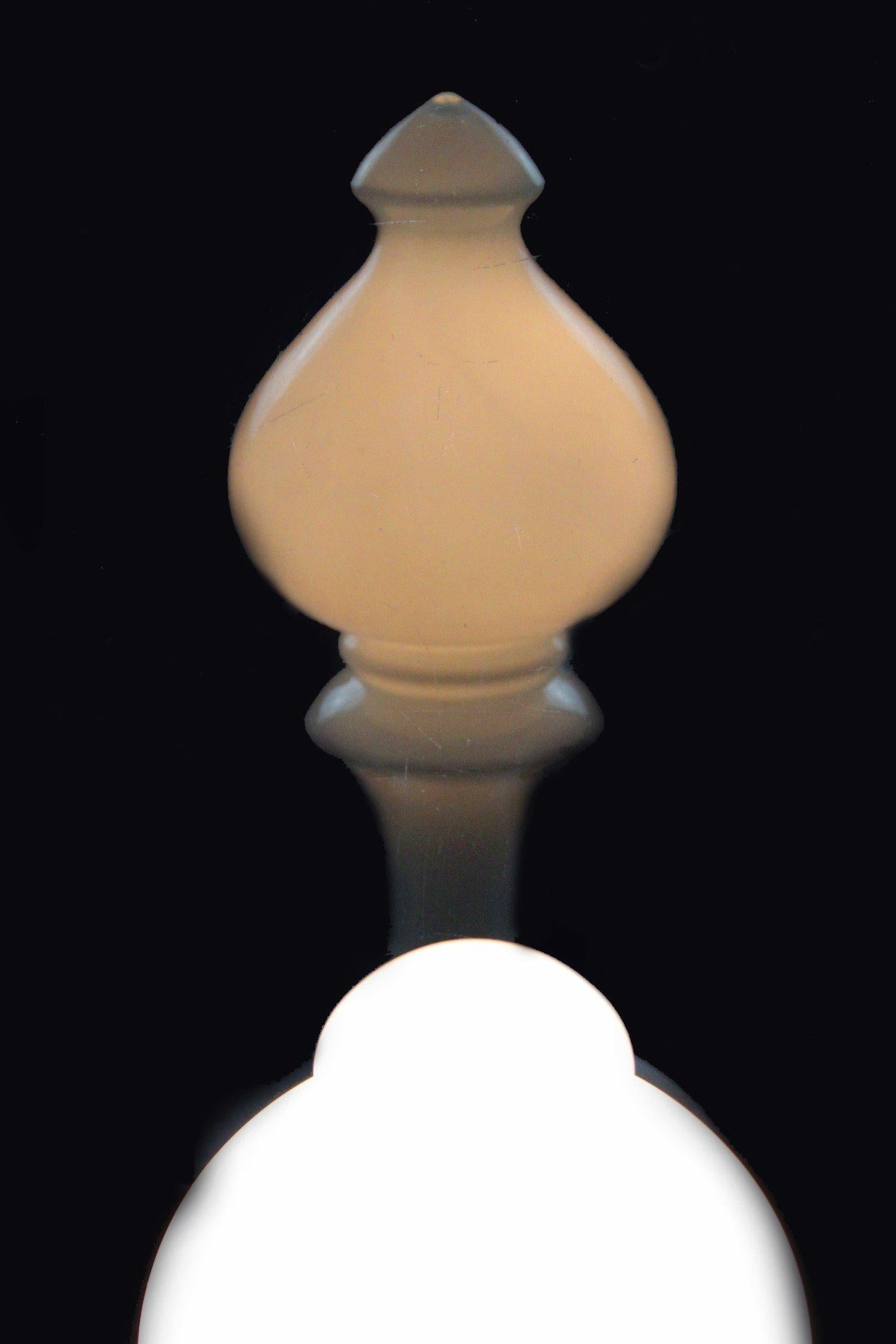20th Century Glass Bishop Chess Table Lamp by Ivan Jakeš for Osvětlovací Sklo, 1970s