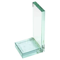 Glass Bookend, Italy, 1970s