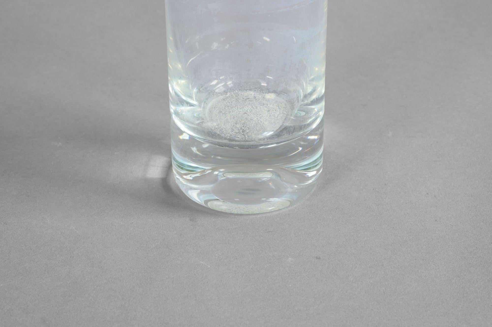 Verre Bouteille en verre en vente