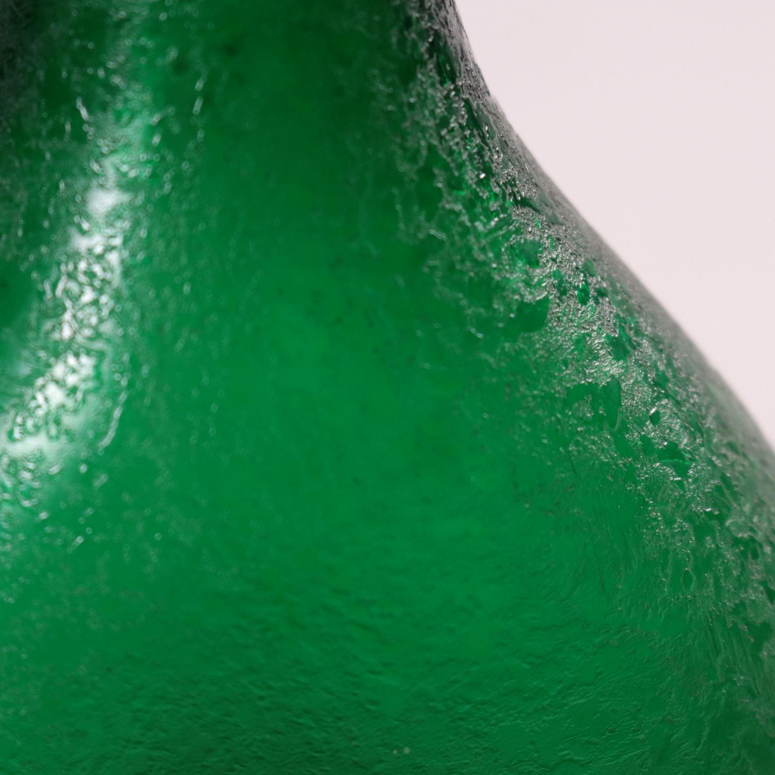 Italian Glass Bottle Murano Italy 1950s Seguso Manufacture