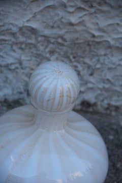 Glass Bottle of Murano from the 1970s Tommaso Barbi Design