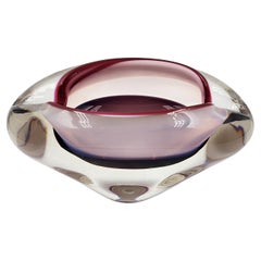 Glass bowl by Josef Hospodka for Sommerso, mid-20th century