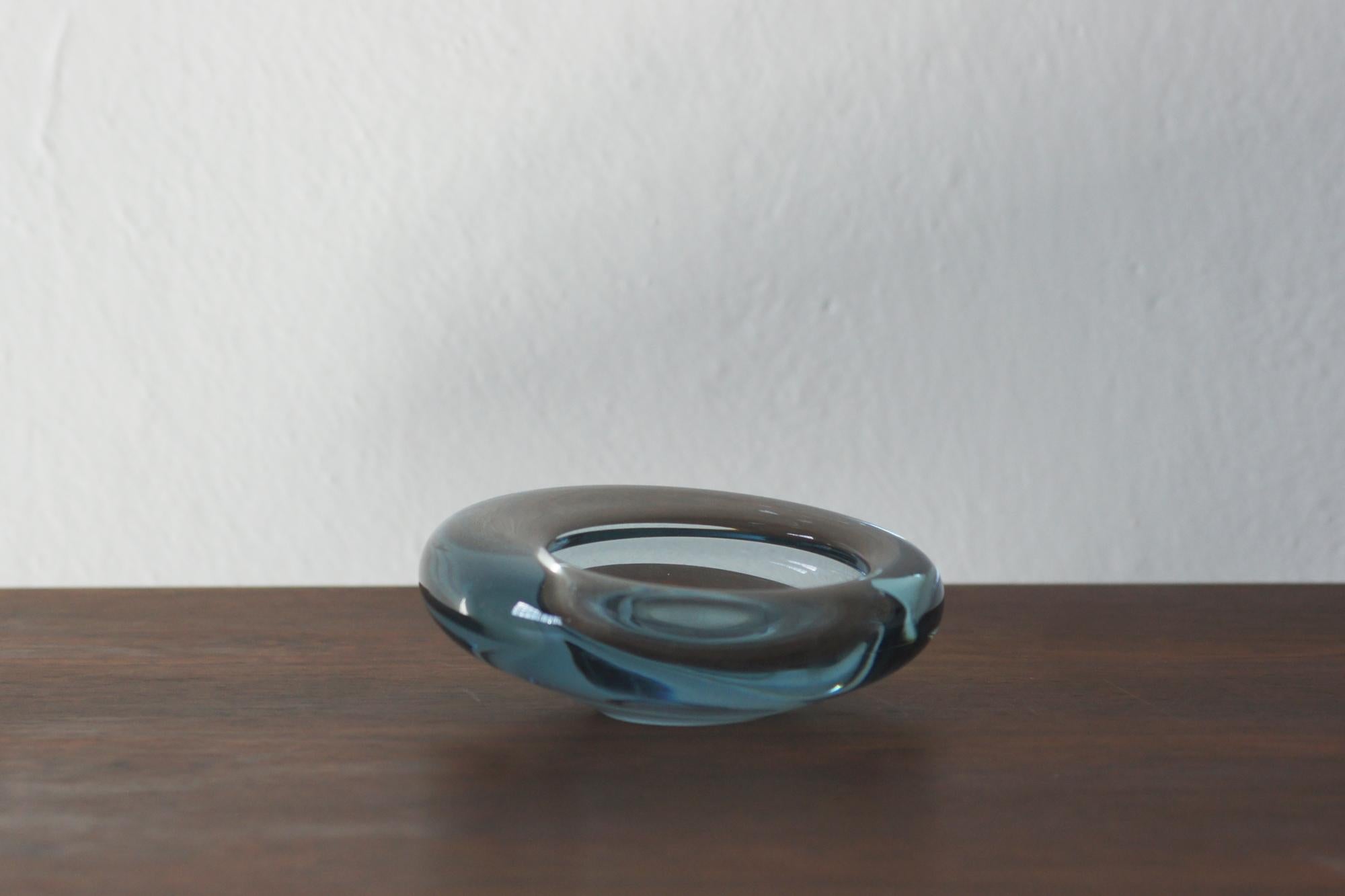 Vetro Ciotola in vetro di Per Lütken per Holmegaard, anni '50 in vendita