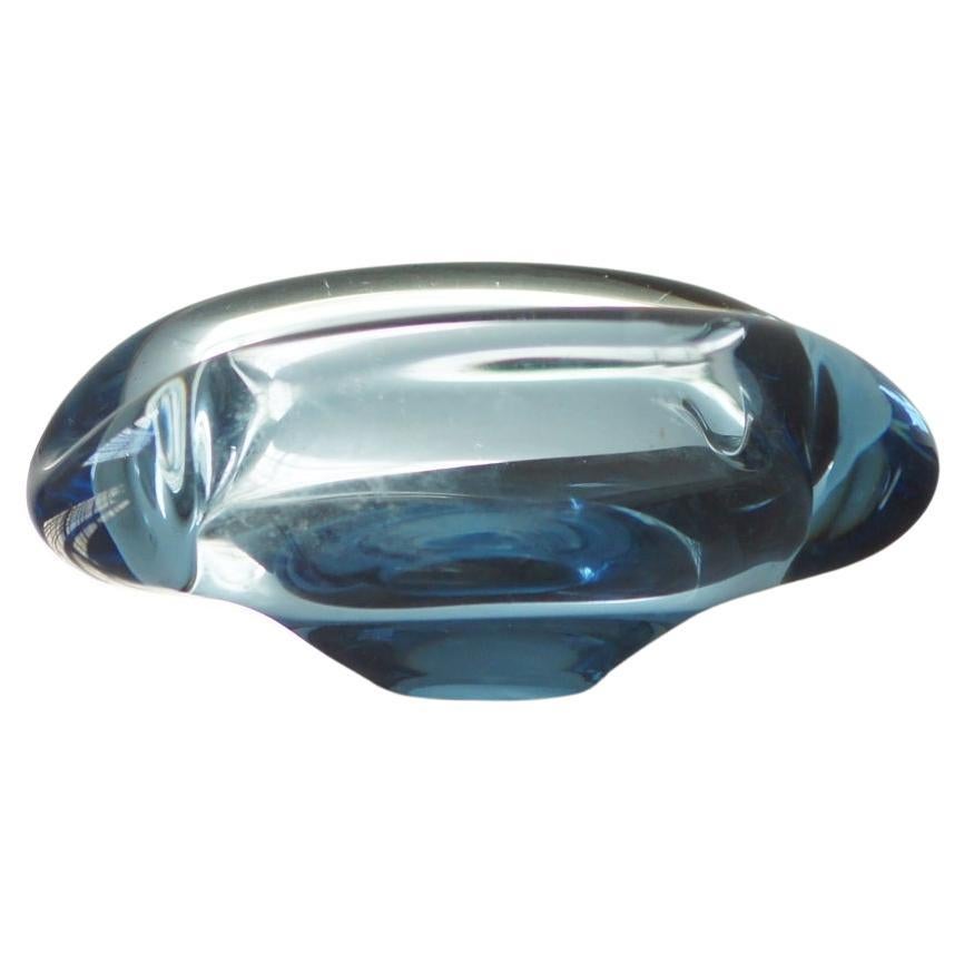 Bol en verre par Per Lütken pour Holmegaard, années 1950