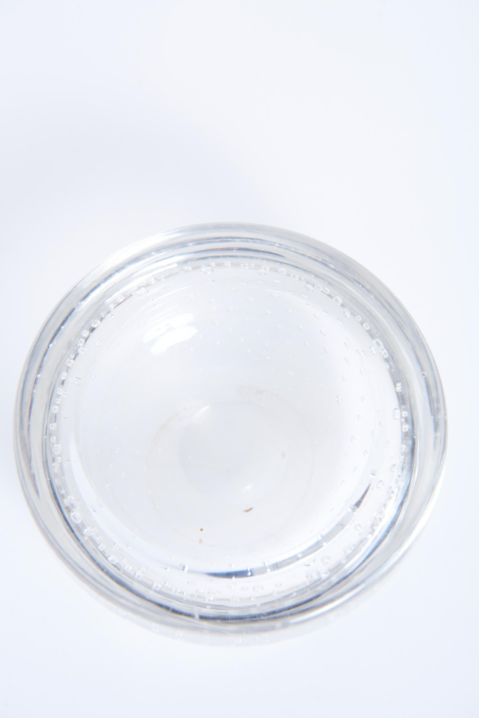 Mid-Century Modern Bol en verre de Whitefriars en vente