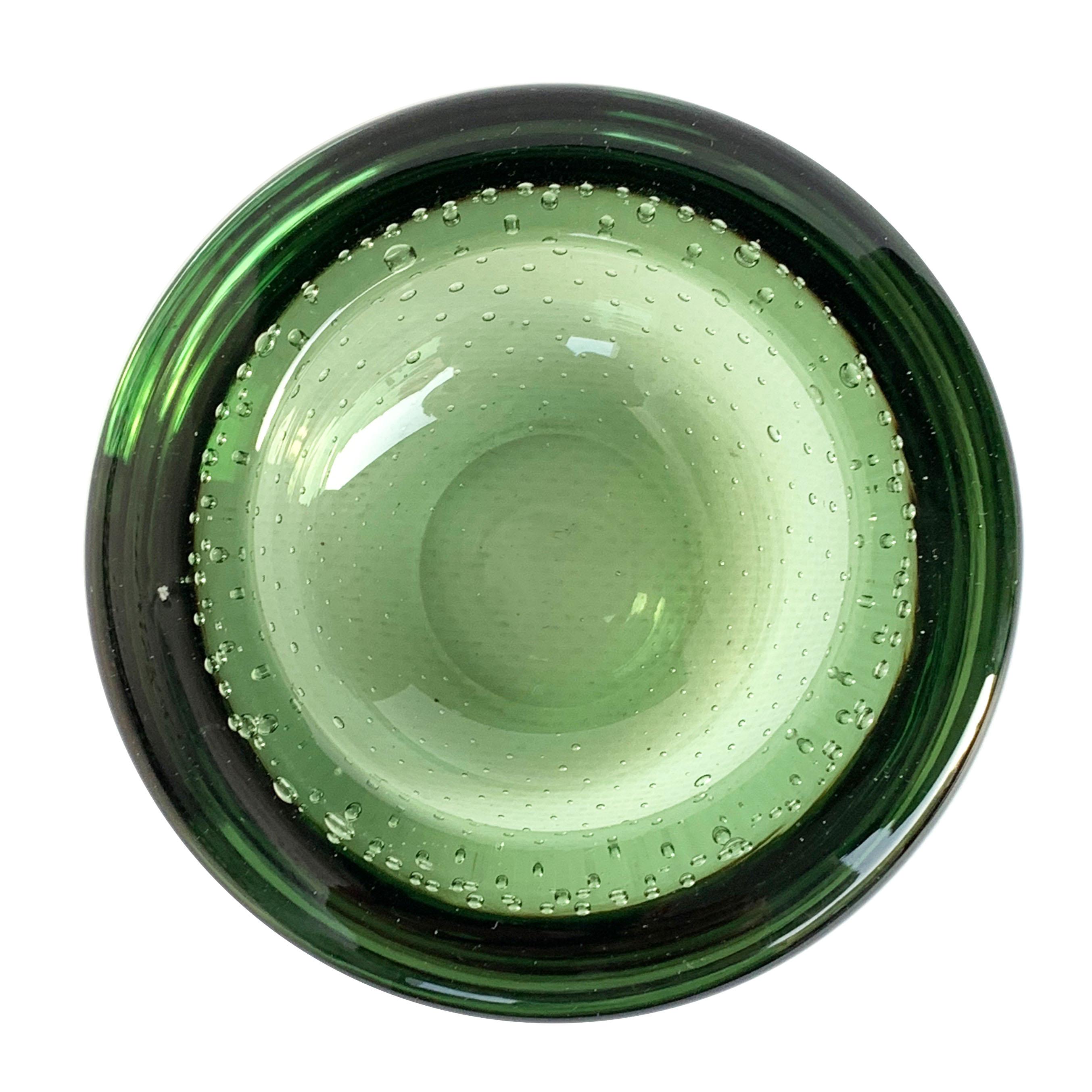 glass bowl with bubbles