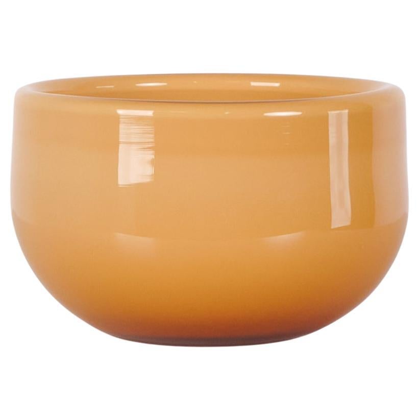 Glass Bowl, Palet, Yellow / Caramel by Michael Bang - Holmegaard
