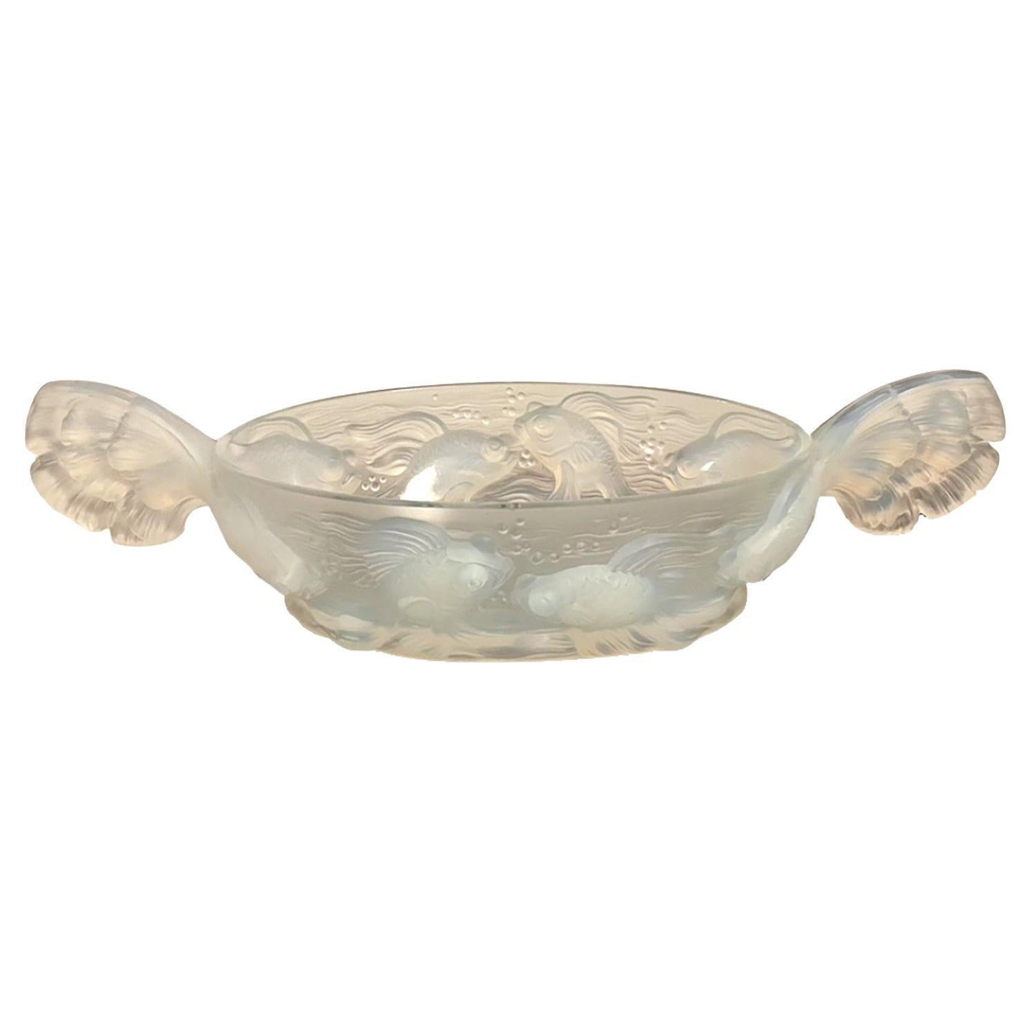 Glasschale signiert Verlys