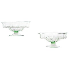 Glasschalen, 1920er Jahre, 2er-Set