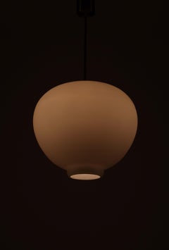 Glass & Brass pendant, Sweden, 1960s