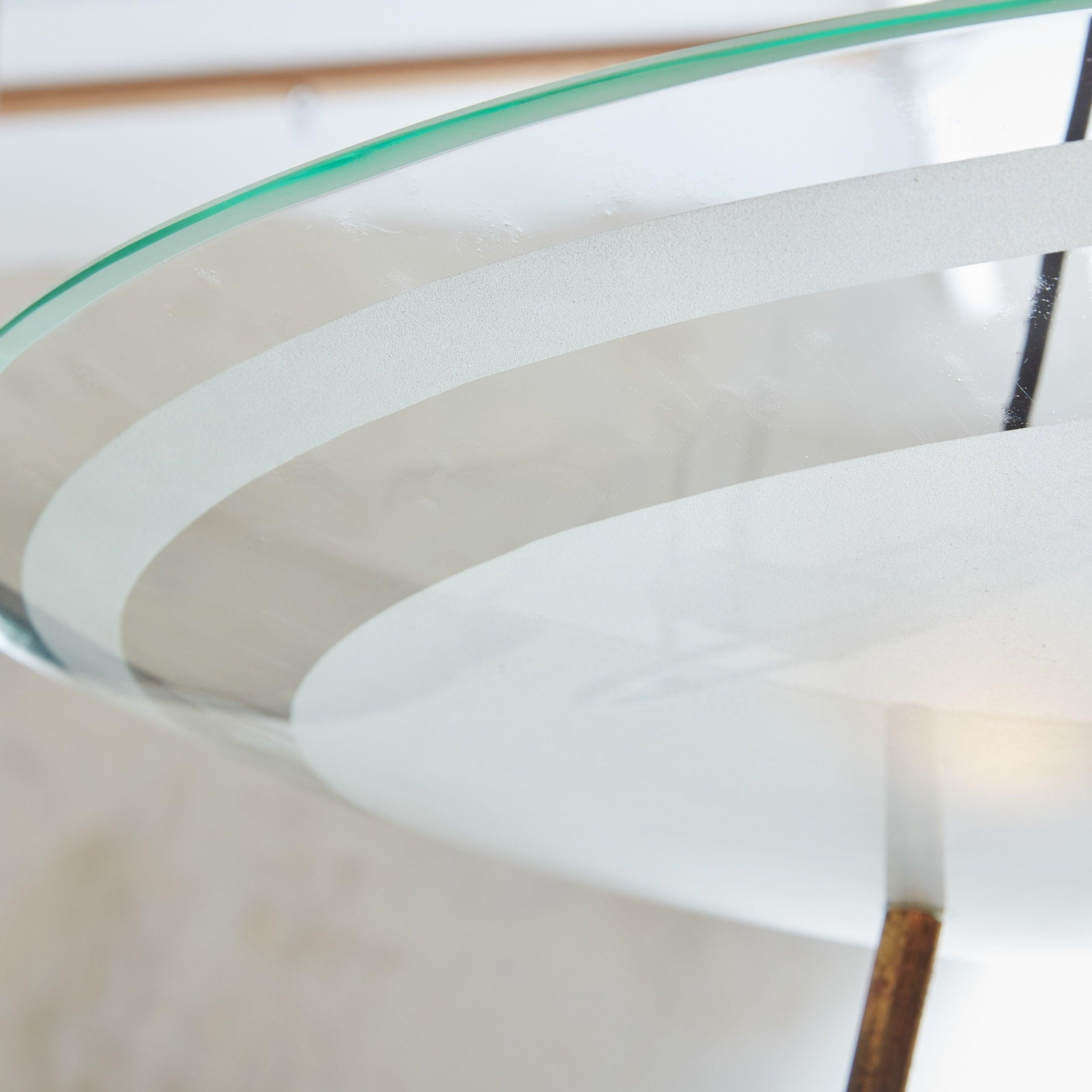 Glass + Brass Sputnik Pendant Light, Italy 1960s 1