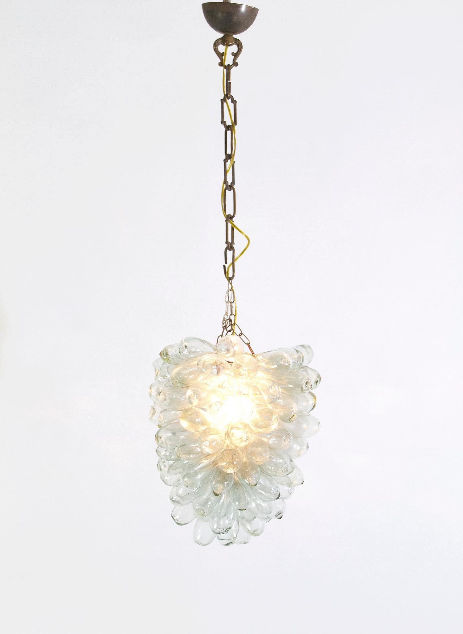 Bohemian Handmade Glass Bubble Ceiling Lamp