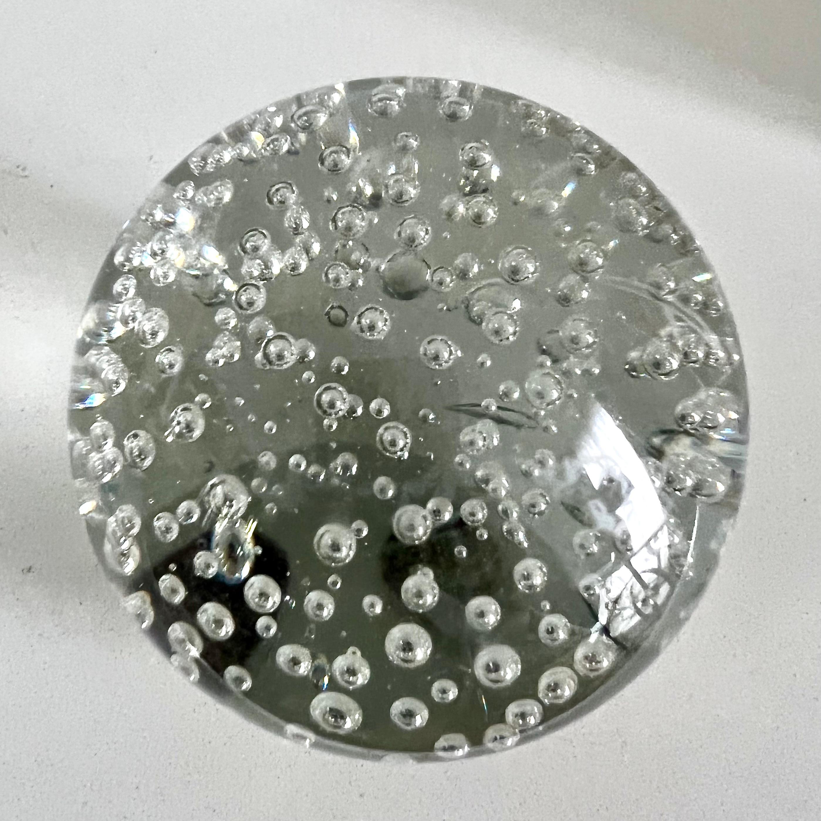 glass with bubbles called