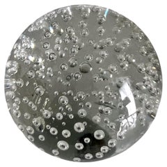 Glass Bubble Paperweight