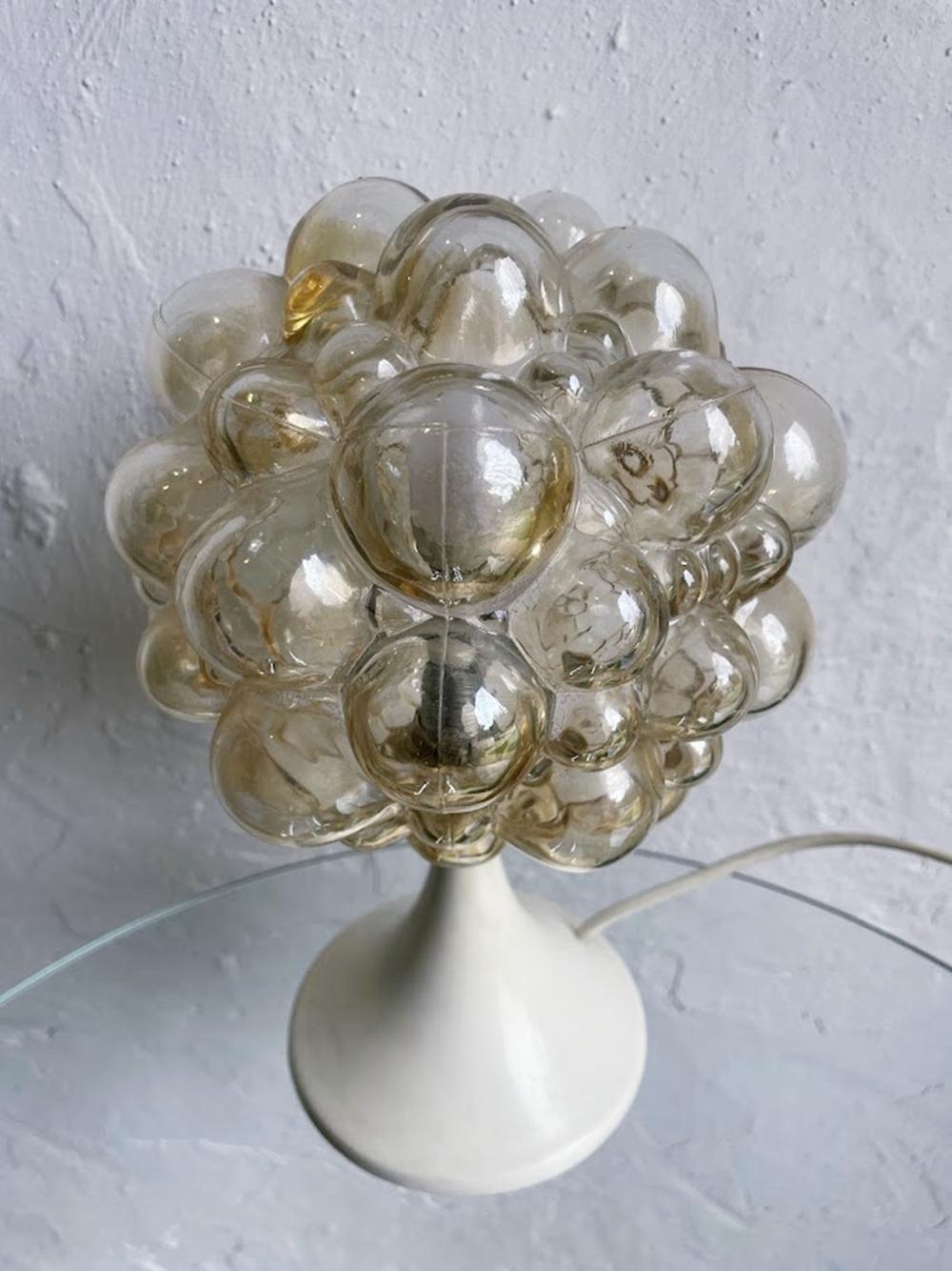 Lámpara de sobremesa Bubble de Helena Tynell para Limburg, Alemania, 1960-1970 Moderno de mediados de siglo en venta