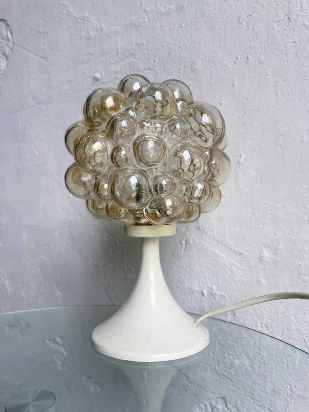 Lámpara de sobremesa Bubble de Helena Tynell para Limburg, Alemania, 1960-1970 en Bueno estado para la venta en Debrecen, HU