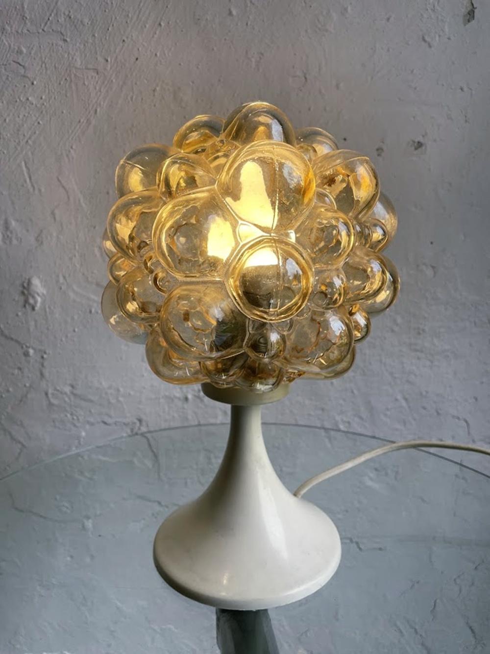 Lámpara de sobremesa Bubble de Helena Tynell para Limburg, Alemania, 1960-1970 mediados del siglo XX en venta