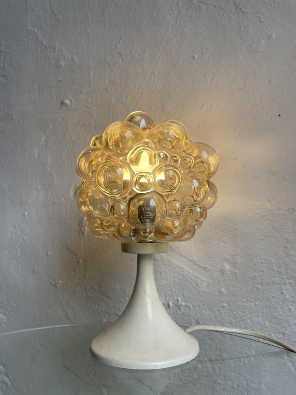 Lámpara de sobremesa Bubble de Helena Tynell para Limburg, Alemania, 1960-1970 en venta 2
