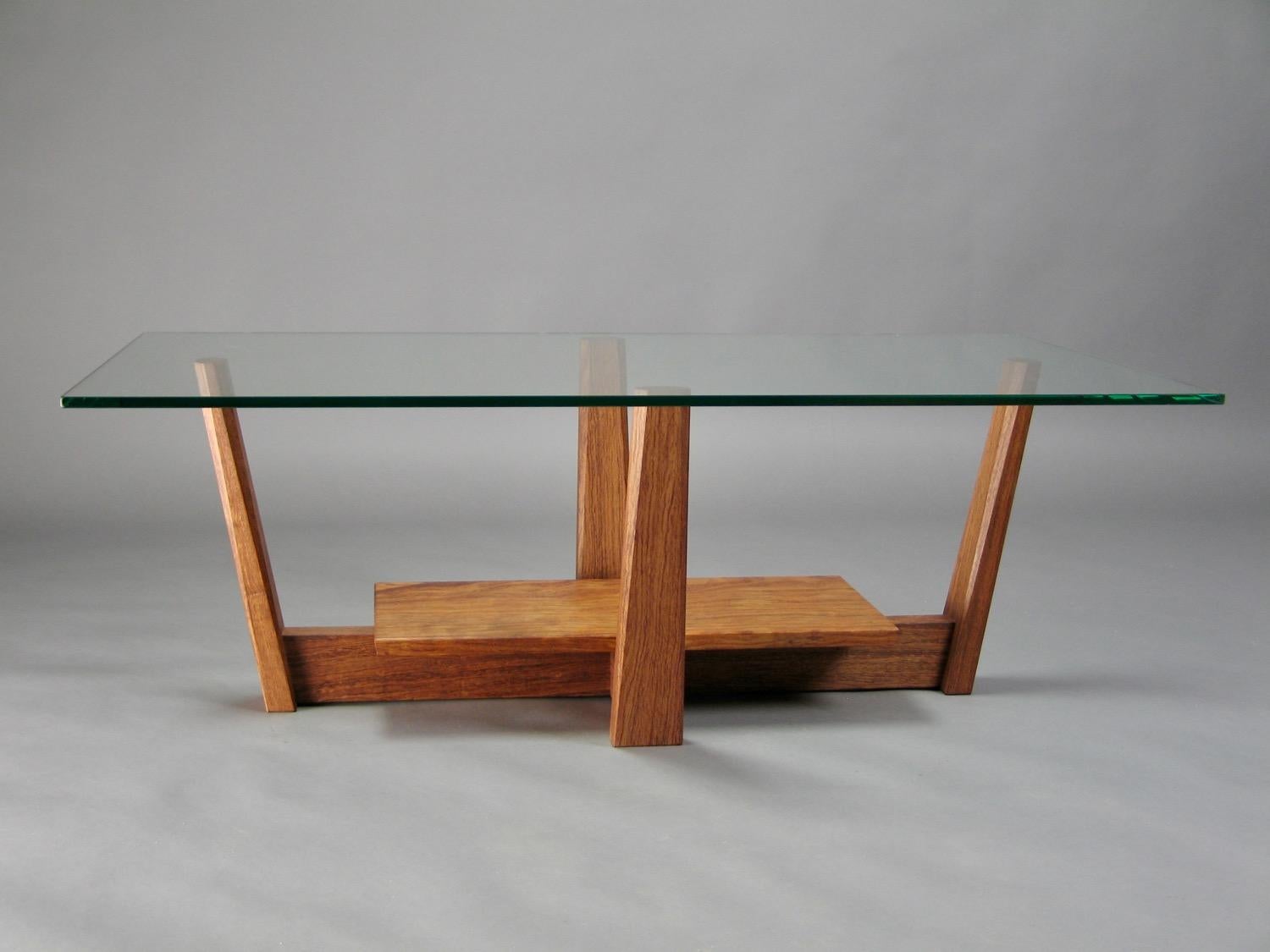 Américain Table basse Bubinga de Thomas Throop/ Black Creek Designs  Fabriqué sur commande en vente