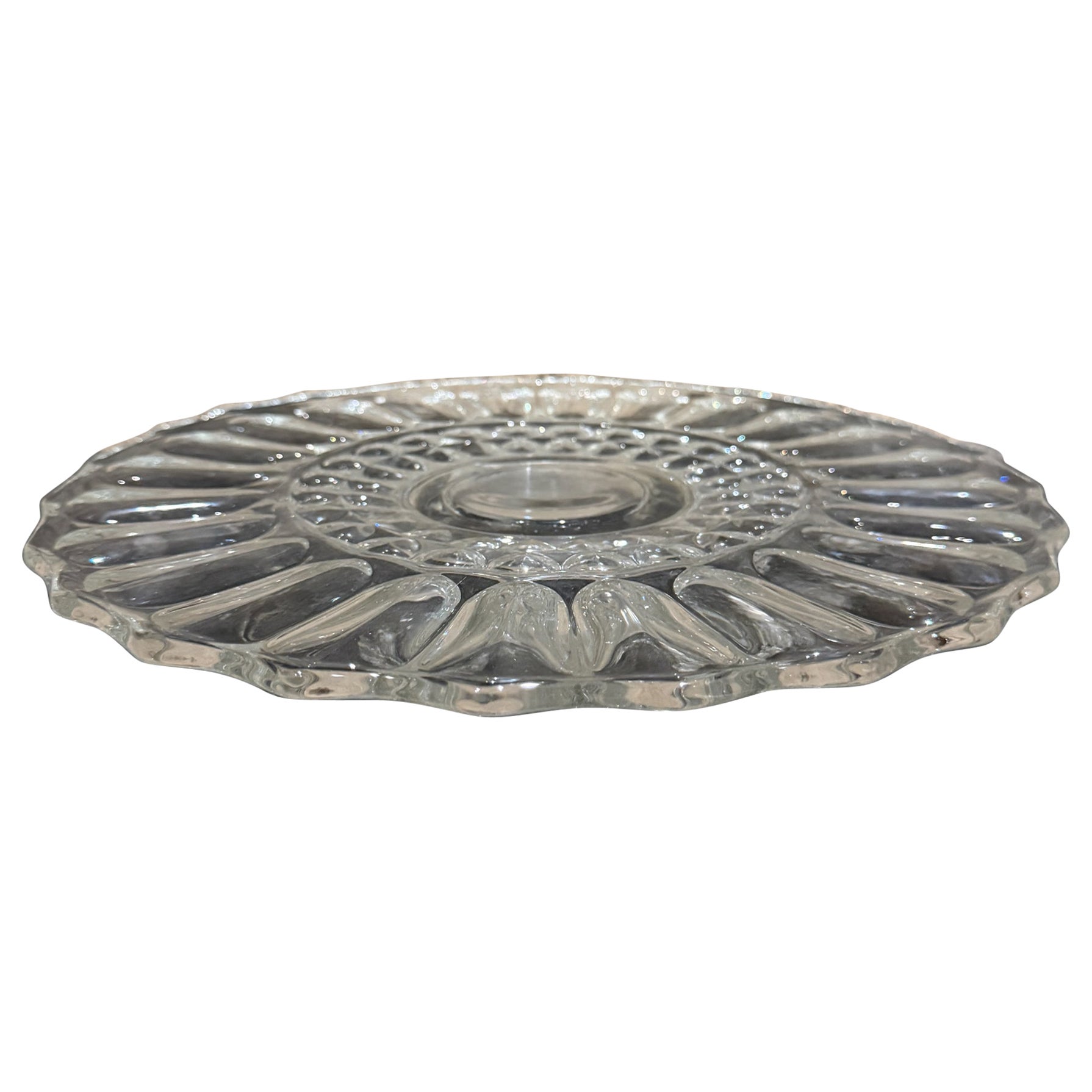 Support à gâteaux en verre Vintage By en vente