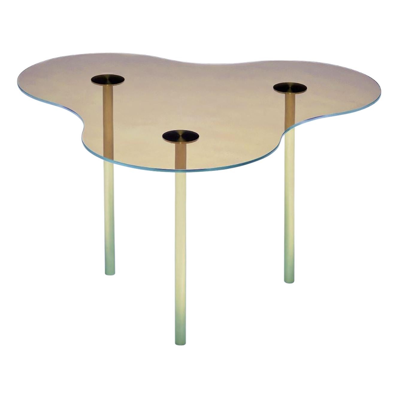 Glass "Camo" Coffee Table, Sebastian Scherer For Sale