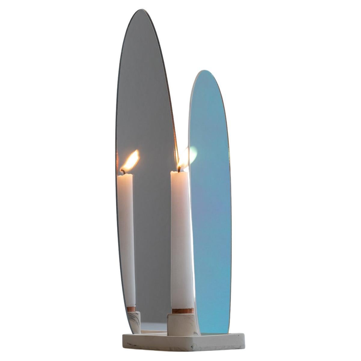 Glass Candle Holder Blaze