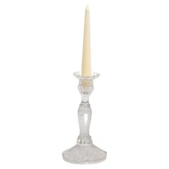 Portavelas de cristal, hacia 1950