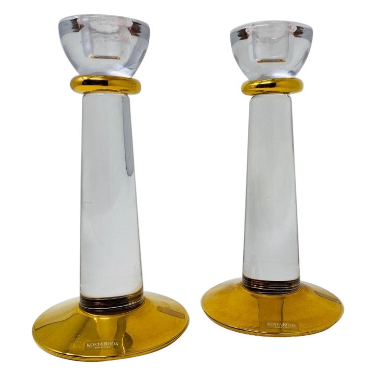 Kosta Boda Candle Holders - 21 For Sale at 1stDibs | crystal glass candle  holder, crystal glass candle holders, goran warff polar