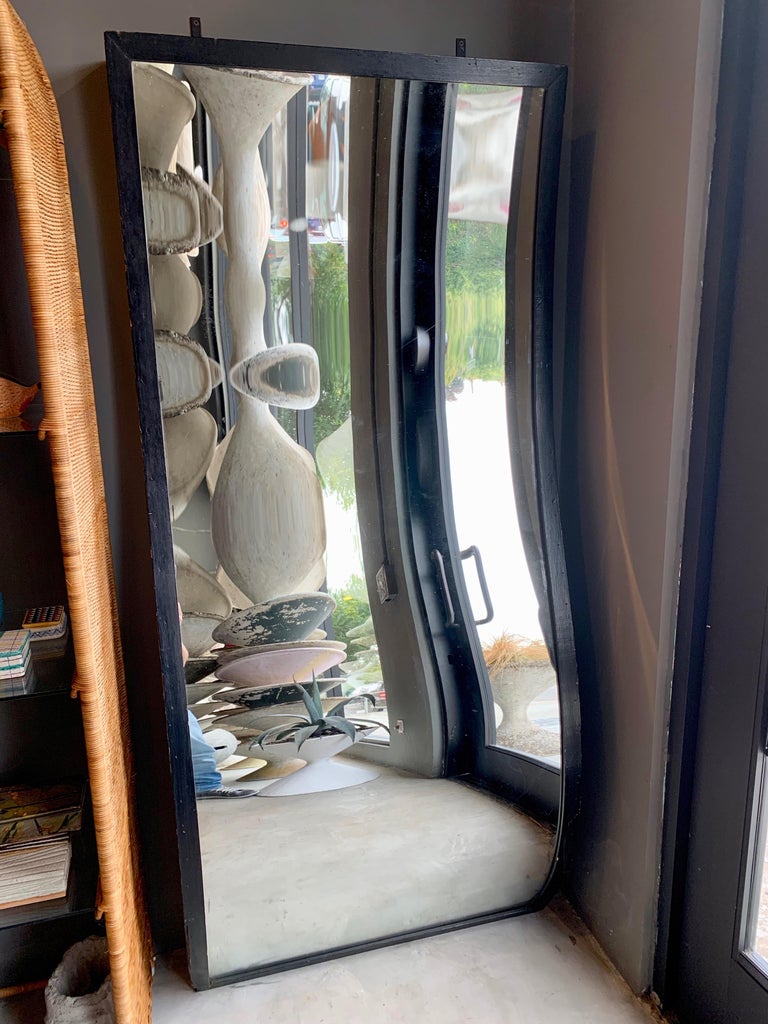 Glass Carnival Fun-House Mirror at 1stDibs