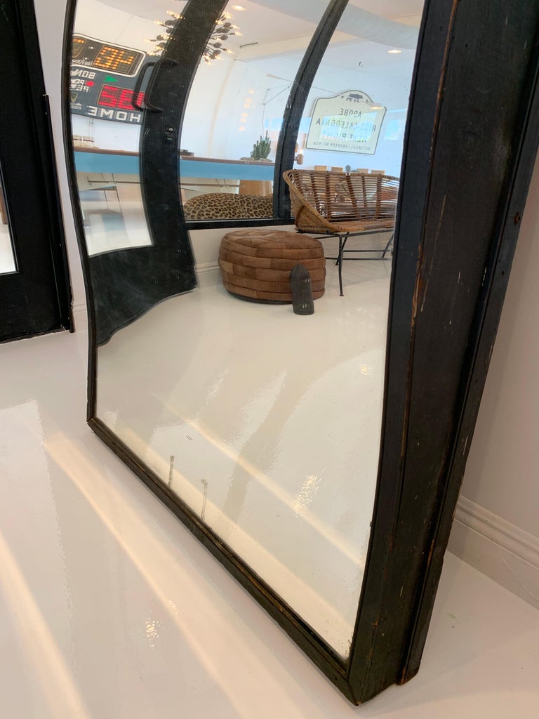 Glass Carnival Fun-House Mirror at 1stDibs