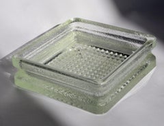 Glass Catchall, Art Deco Design, Saint-Gobain, France, circa 1928