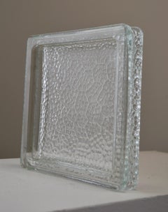 Glasauffangbehälter, Art Deco-Design, Saint-Gobain, Frankreich, um 1928