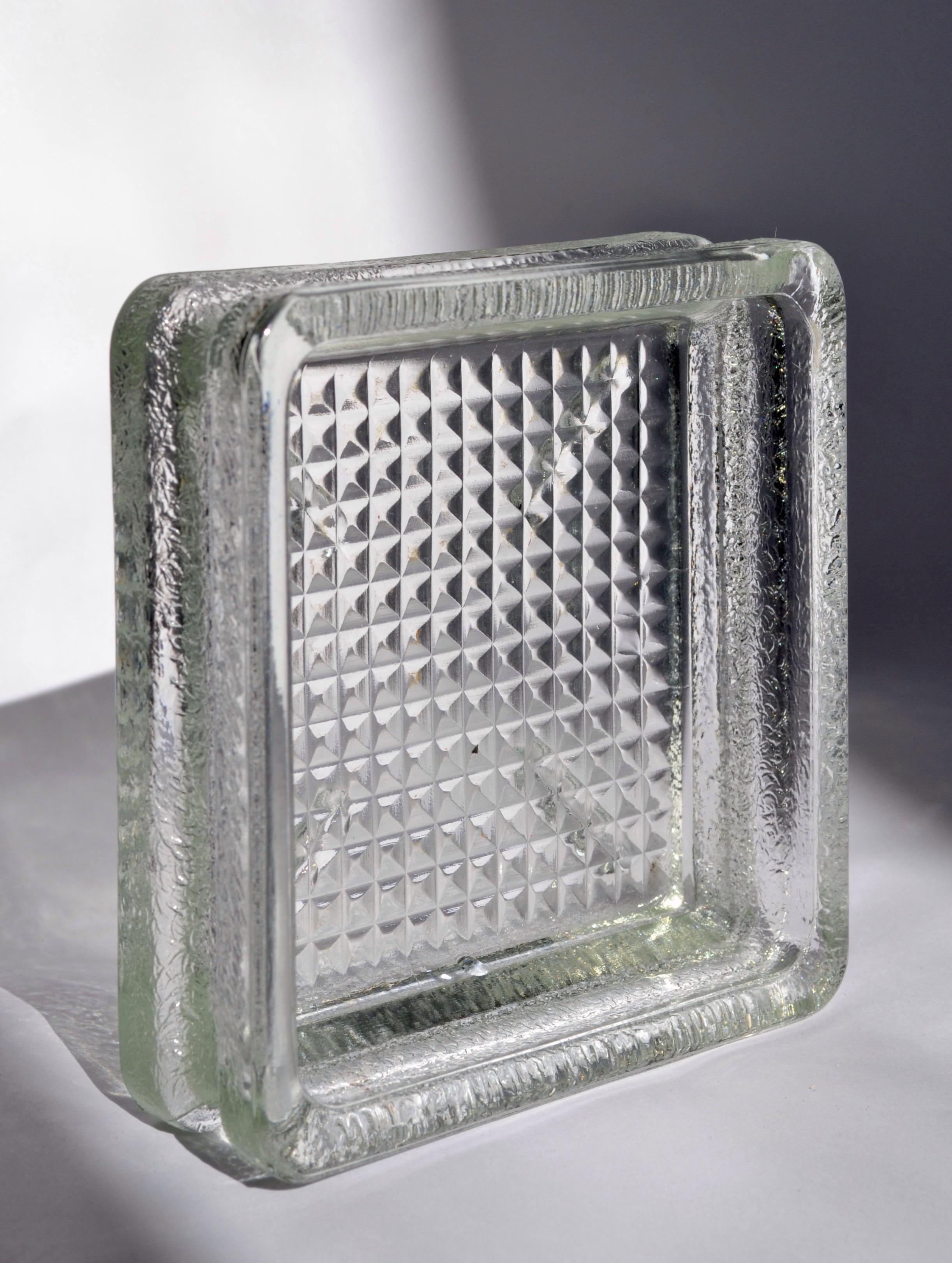 Français Catchall en verre, Art Deco Design, Saint-Gobain, France, circa 1928 en vente