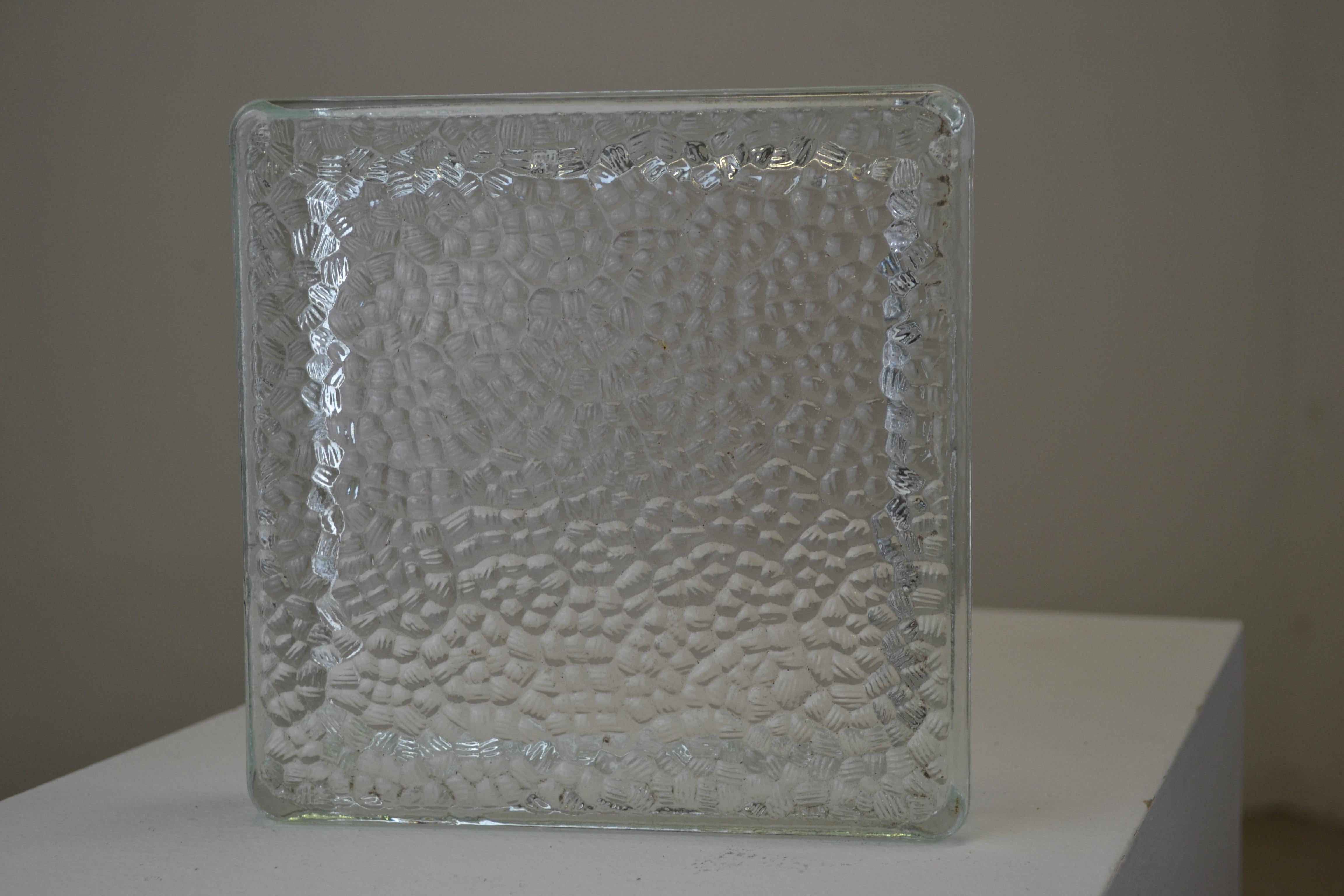 Catchall de cristal, diseño Art Déco, Saint Gobain, Francia, hacia 1928 Vidrio en venta